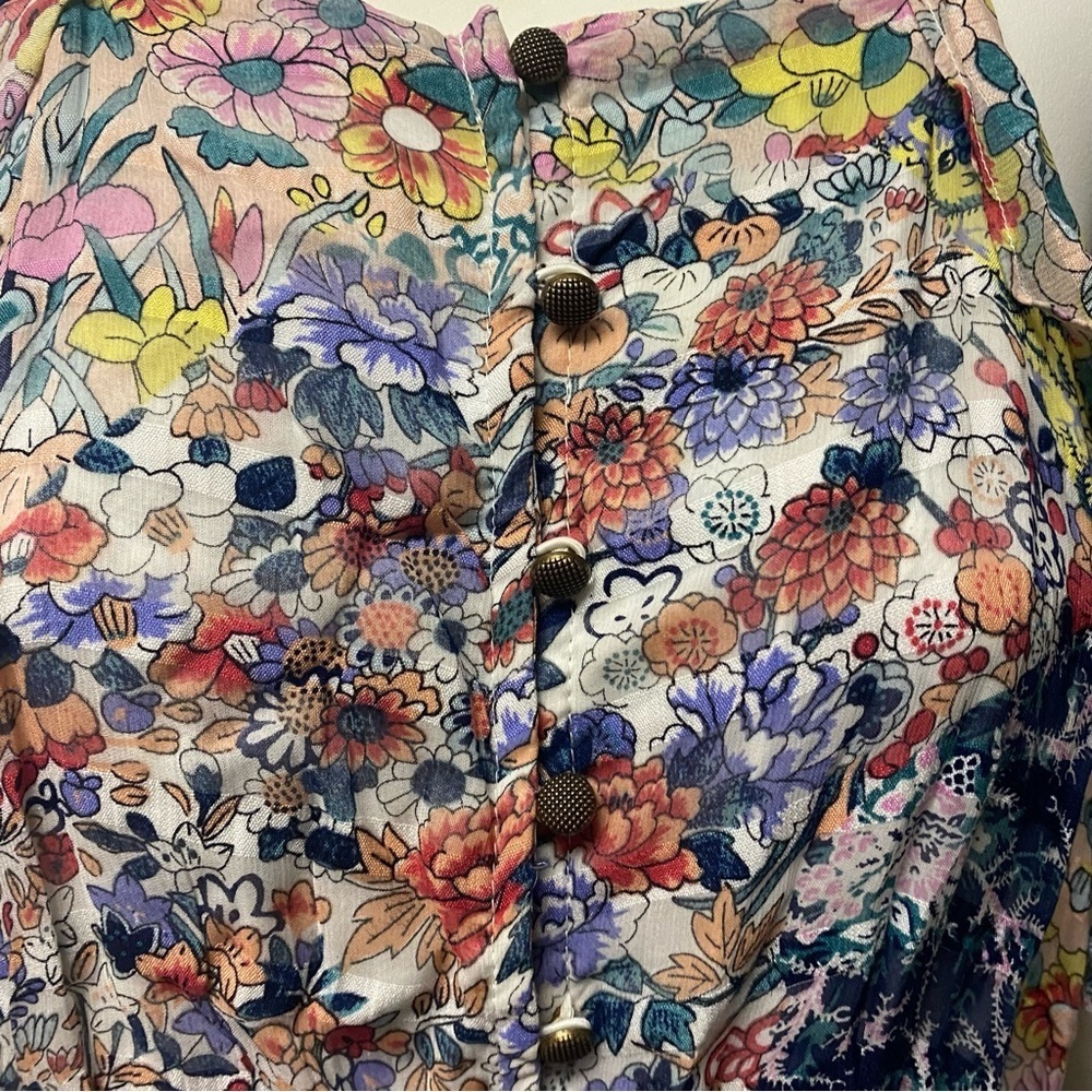Anthropologie Floral Halter Maxi Dress in Multicolor - Picture 11 of 13